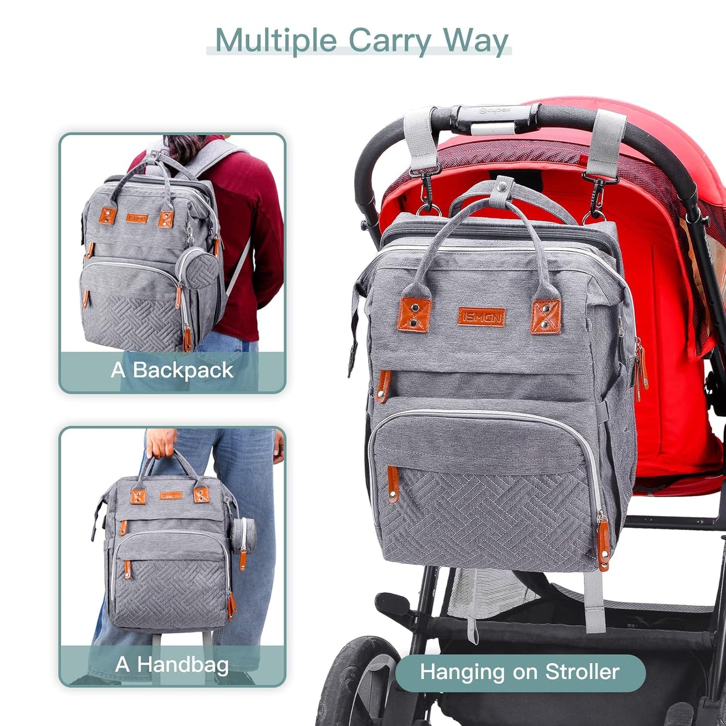 Versatile Diaper Bag Backpack™