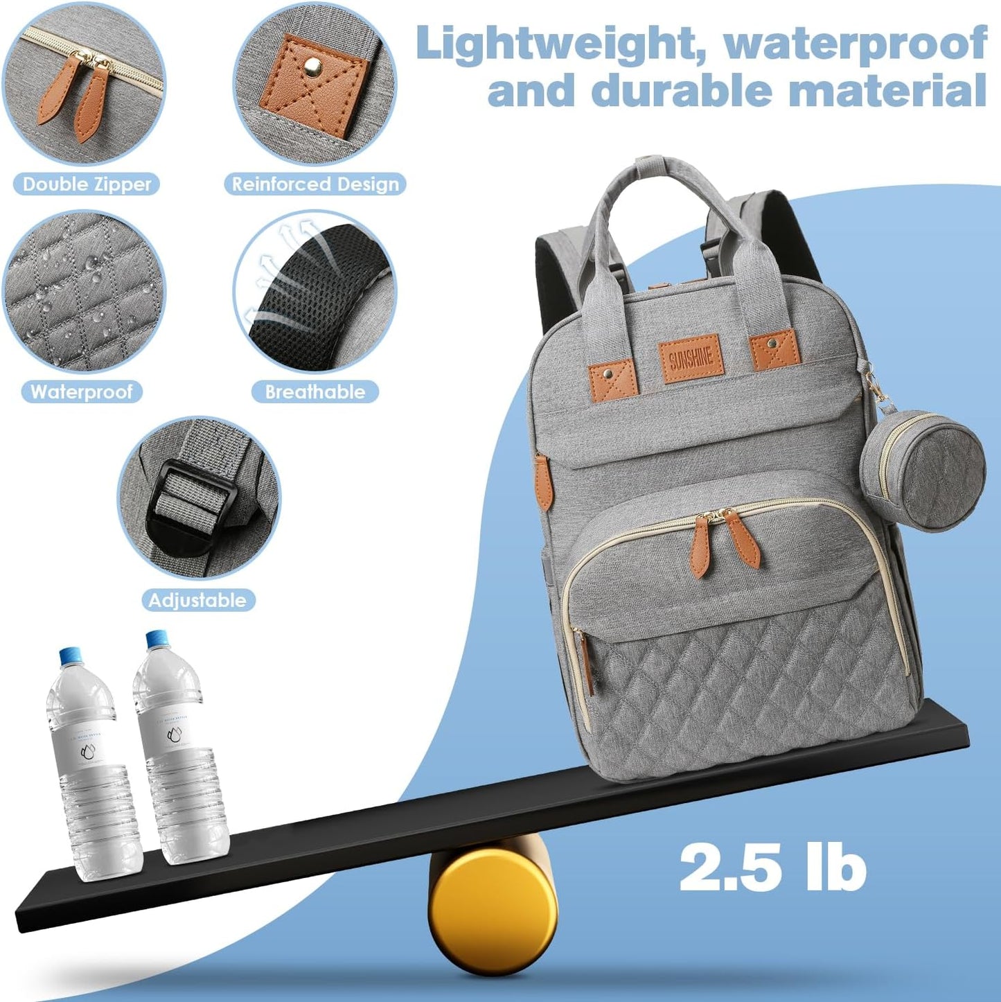 Versatile Diaper Bag Backpack™