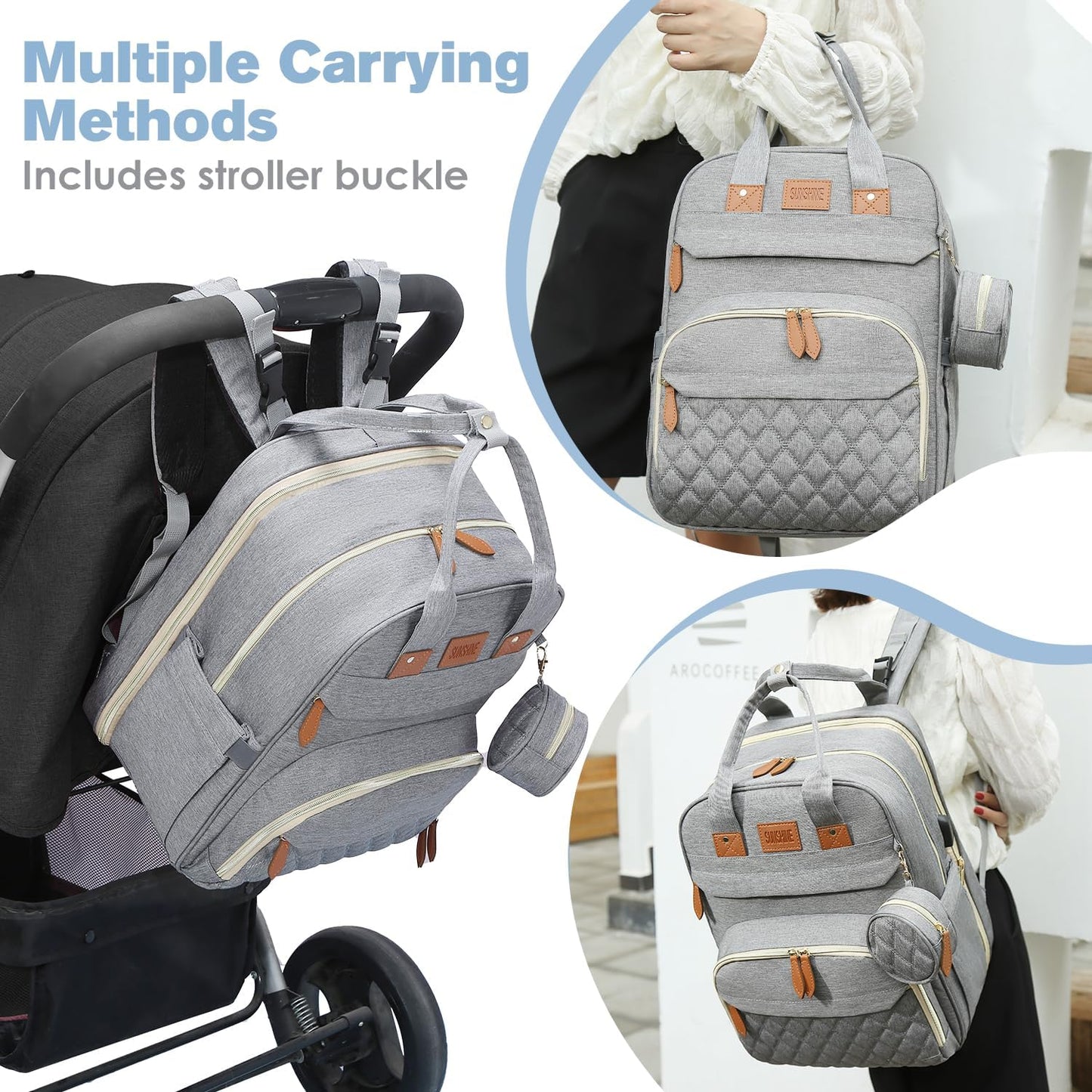 Versatile Diaper Bag Backpack™