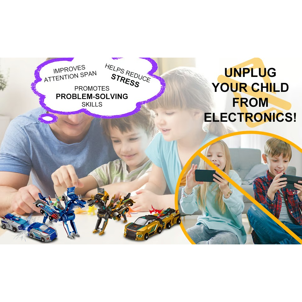 2025 New product 💥 Collision Transforming Dinosaur Car Toy