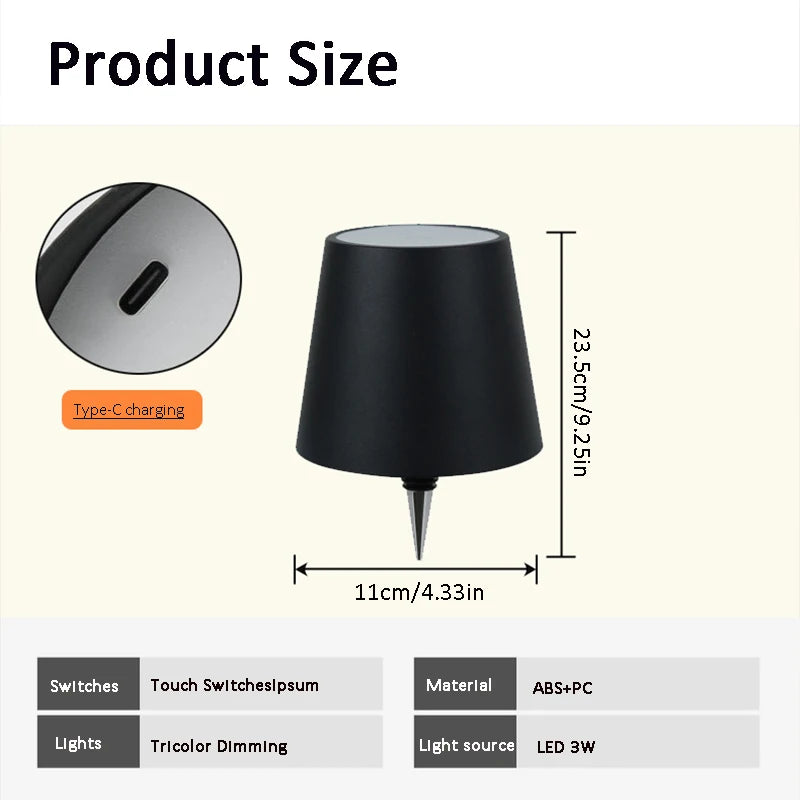 Elegant Touch-Control Bottle Lamp™