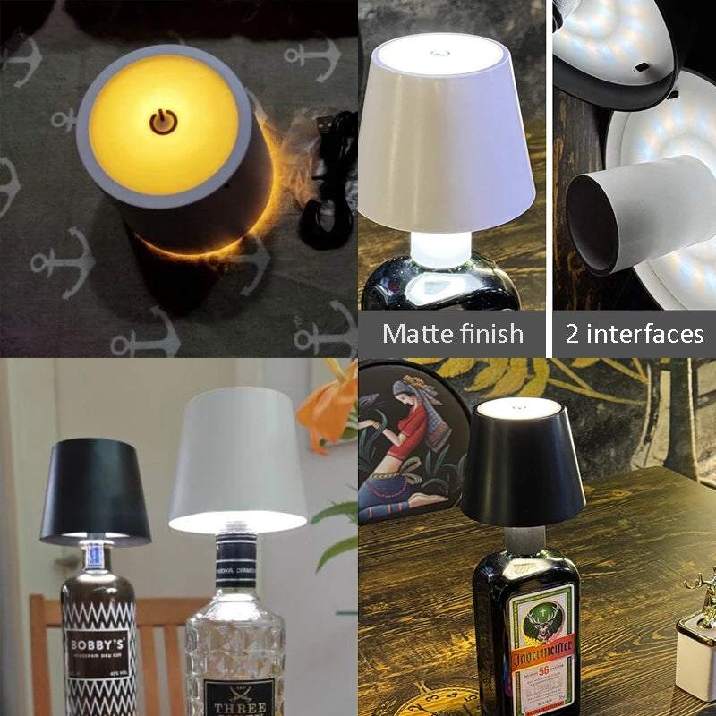 Elegant Touch-Control Bottle Lamp™