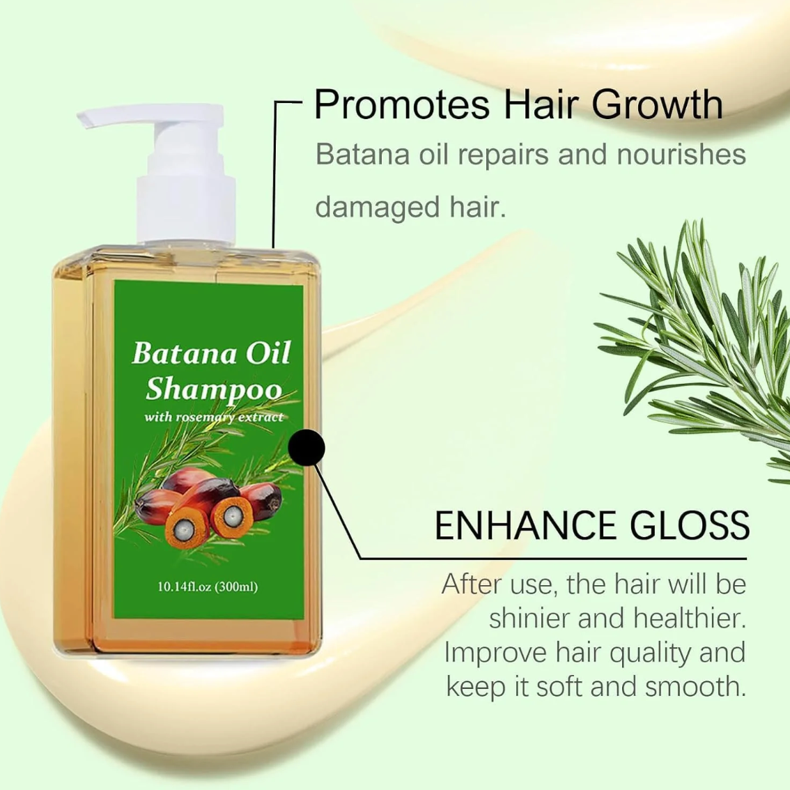 Batana Hair Growth Oil Shampoo (BUY 1 GET 1 FREE)