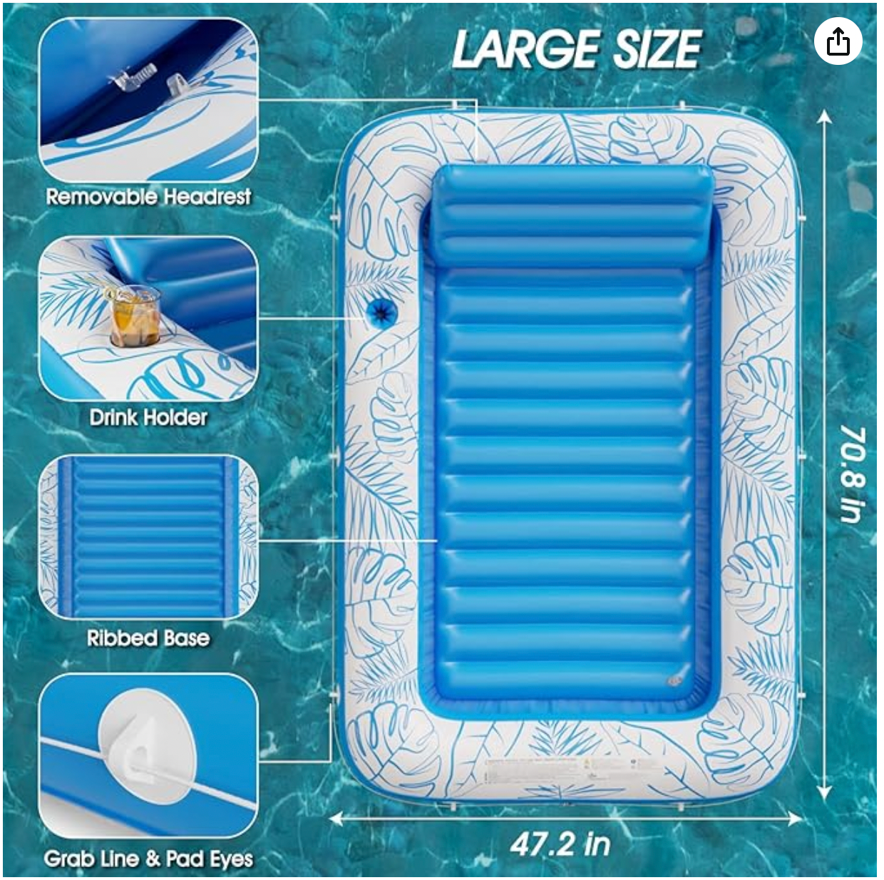 Luxury Inflatable Tanning Pool Lounger™