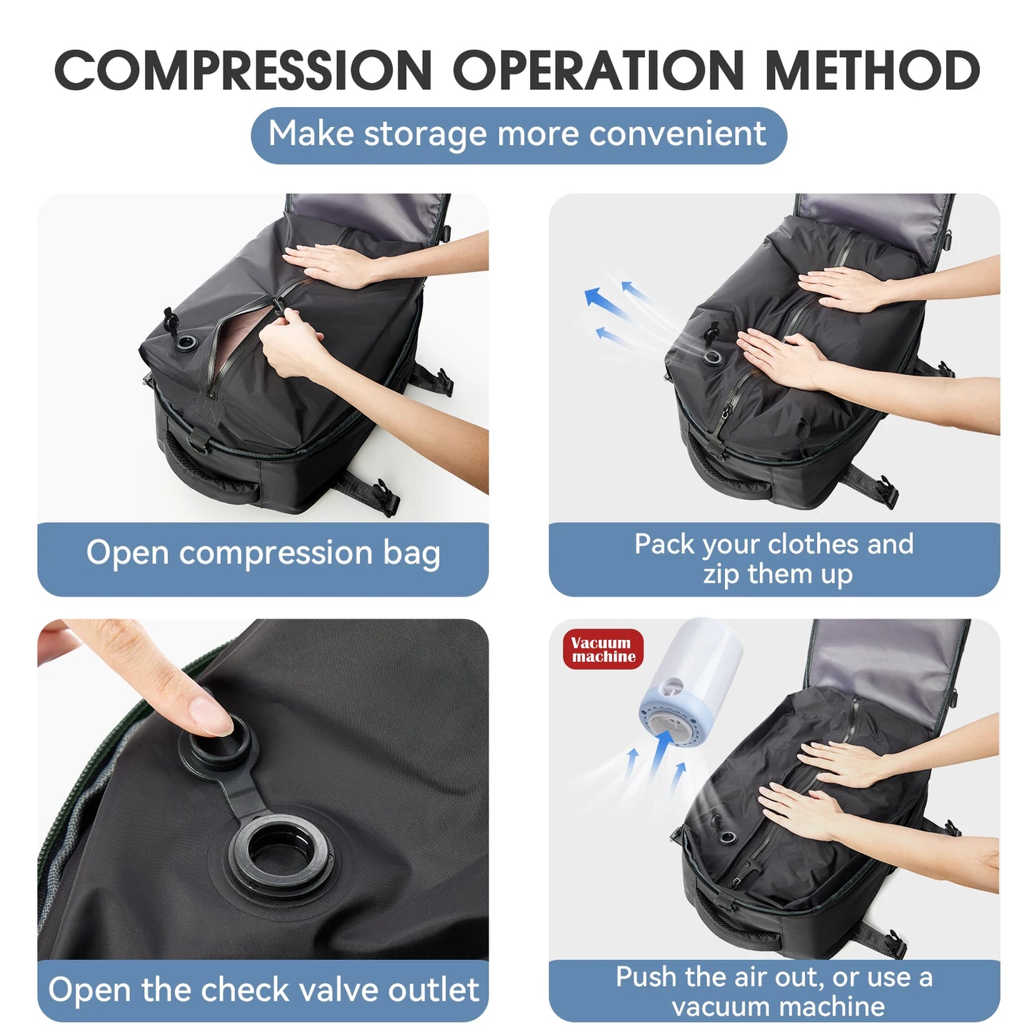 Vacuum Carry-on Backpack